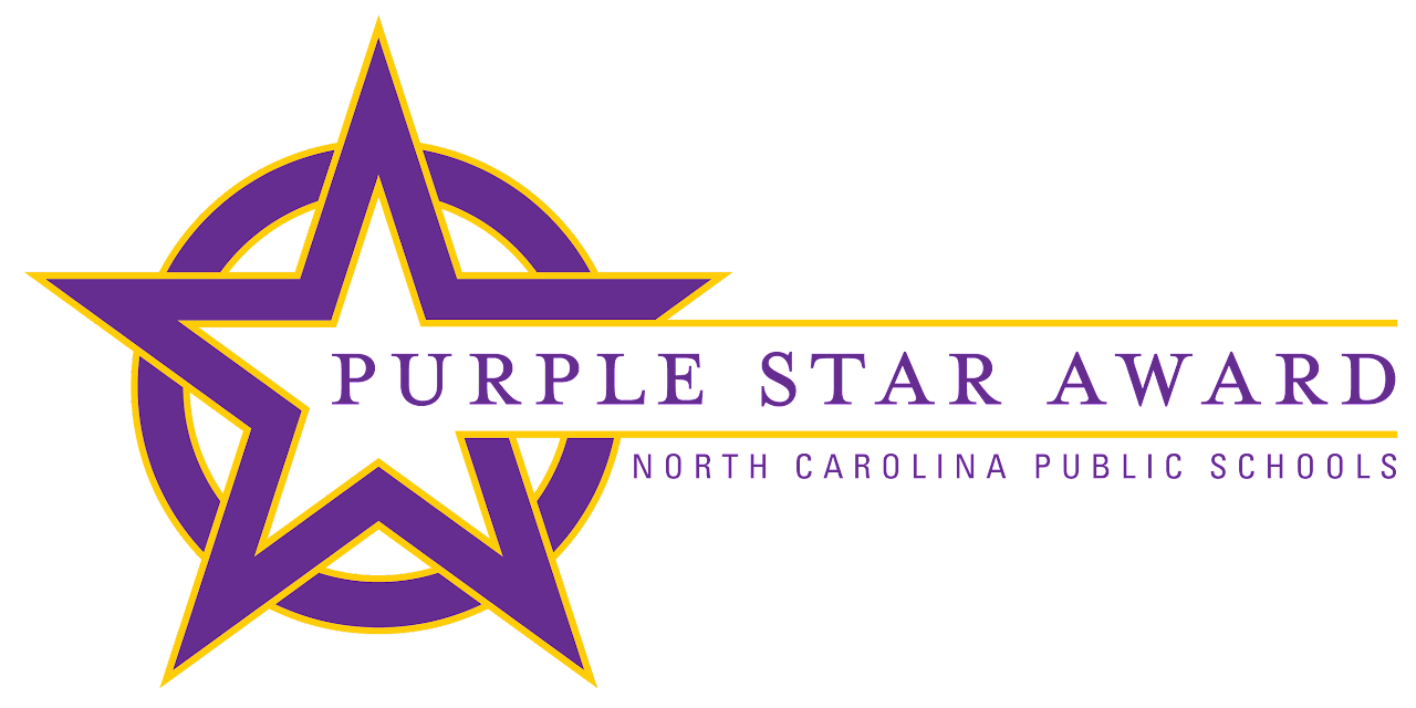 Purple Star Award, North Carolina Public Schools