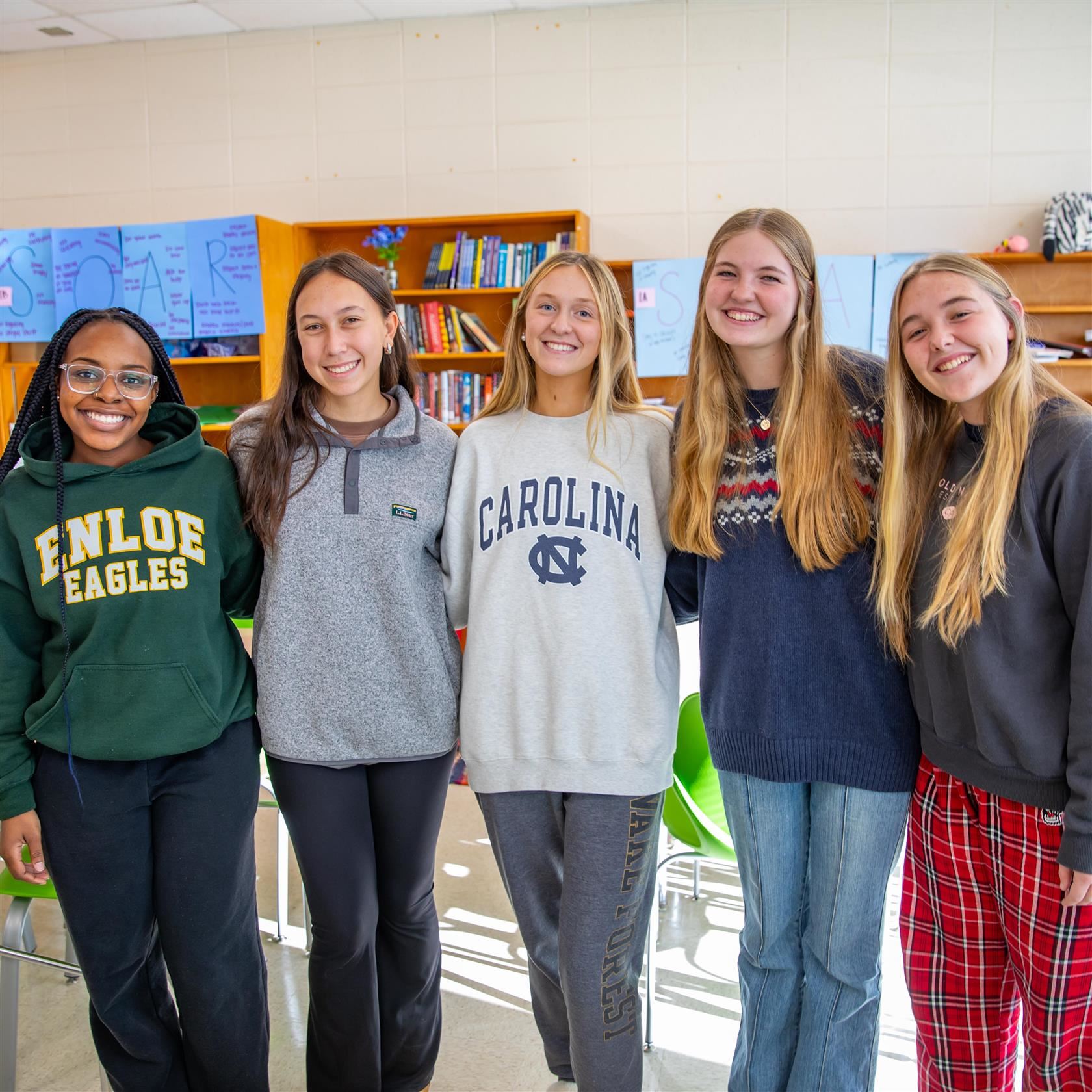  The Enloe Charity Ball team smiles together