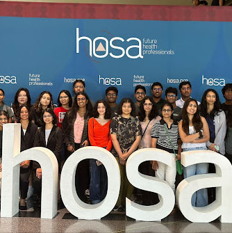  Enloe High group at HOSA International Conference in Dallas