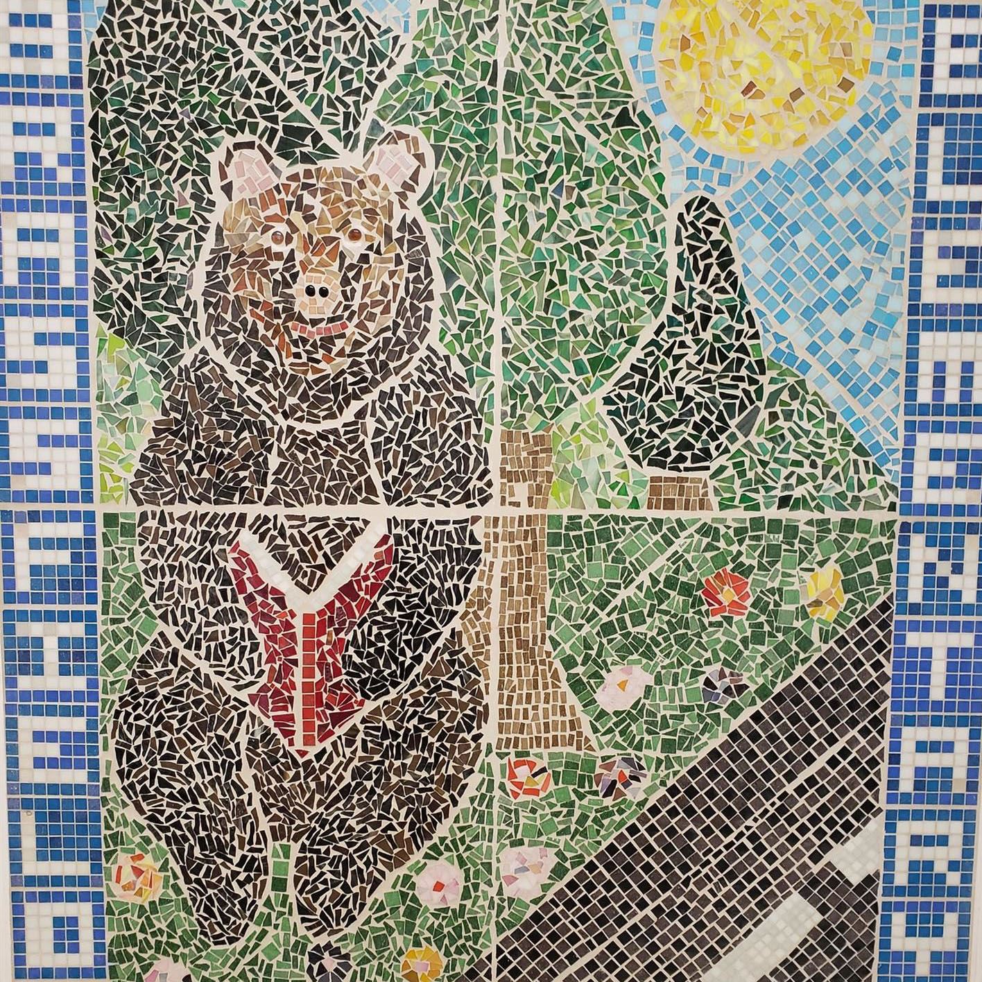  Brassfield Bear tile mosaic