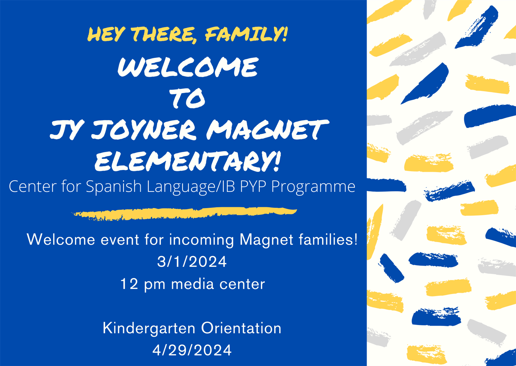  Magnet Families Welcome Dates