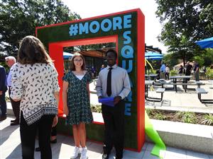 NJHS Volunteers at Moore Square Park 