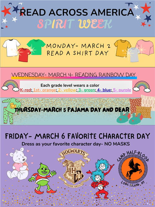 Read Across America spirit week