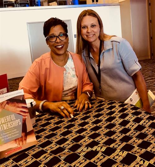 Karen Mapp & Principal Graf  