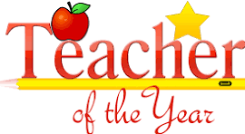  teacher of the year clipart