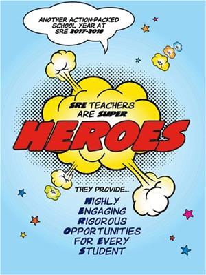 scotts ridge elementary 2017-18 school theme heroes  