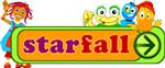 Starfall link sign with starfall characters smiling at you 