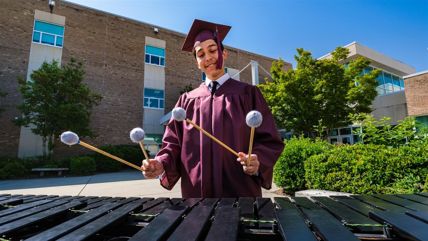 Zeiad on the xylophone