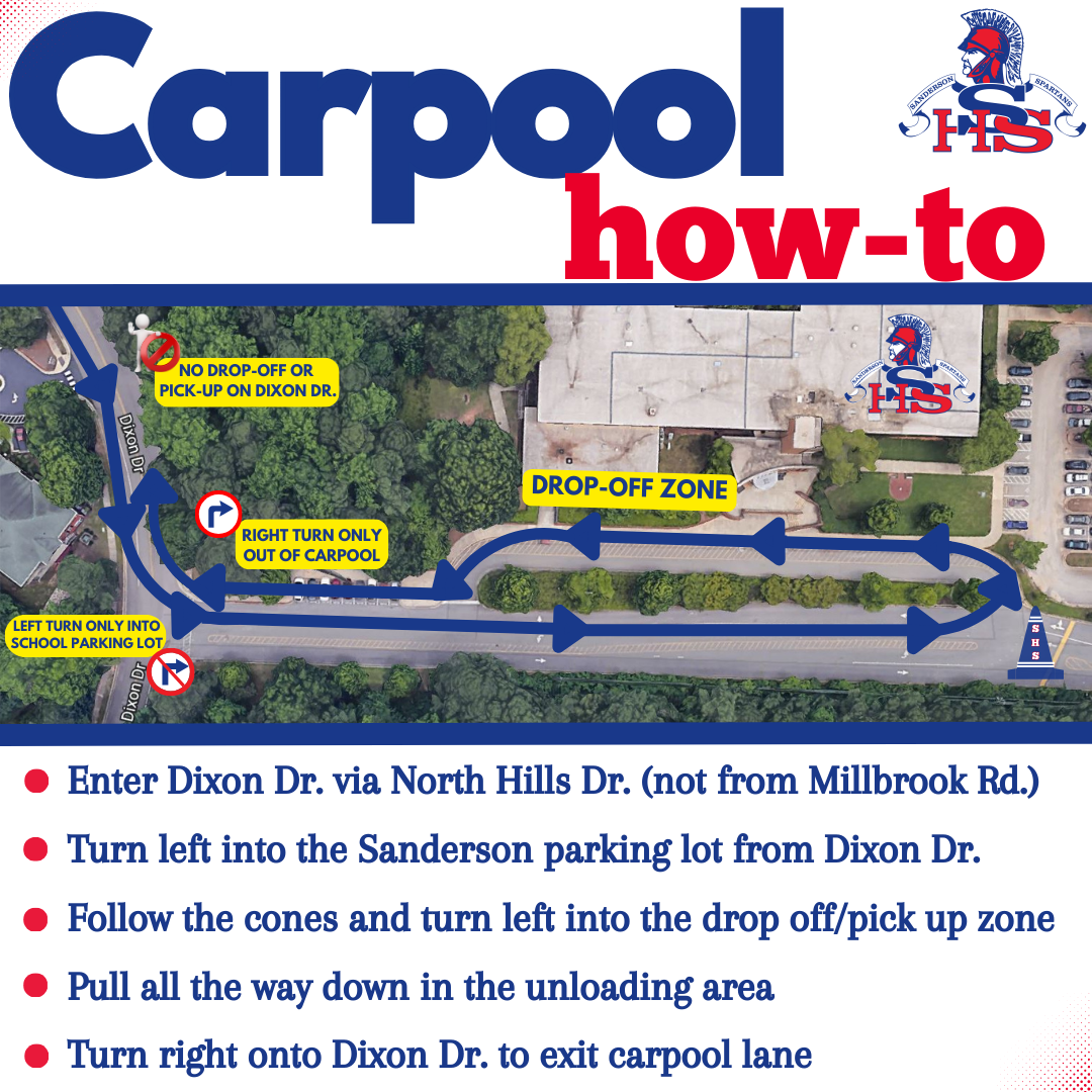 Google Map Carpool Instructions with arrows