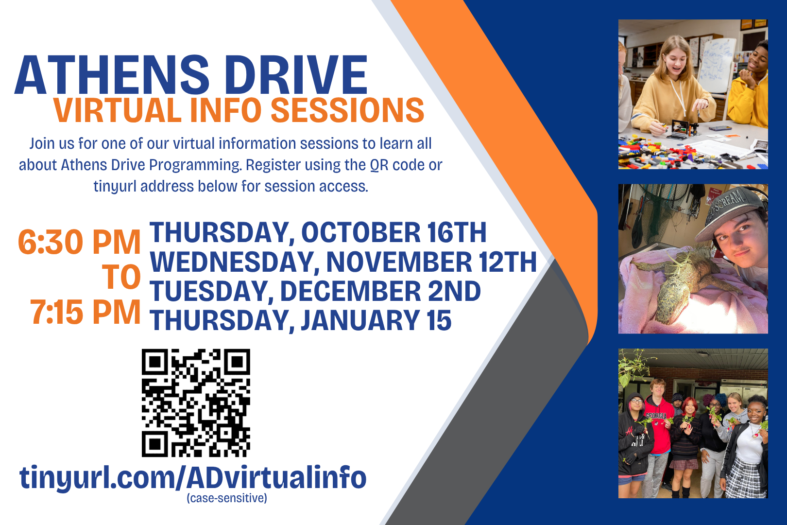 register and dates/times