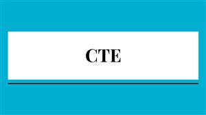 CTE Tutoring