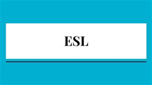 ESL Tutoring