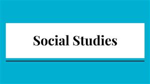 Social Studies Tutoring