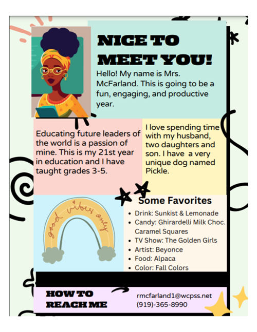 Mrs.McFarland Bio
