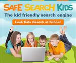 Google Safe Search Kids, Th ekid friendly search engine, Lock Safe Seach at school, students looking at a computer. 