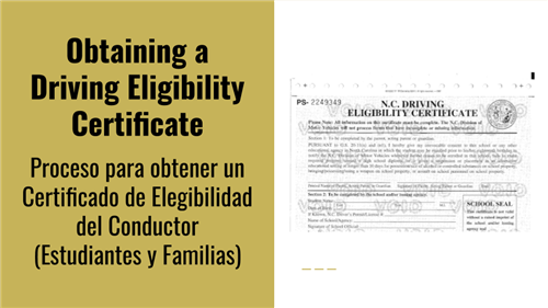 Driving Eligibility Certificate 