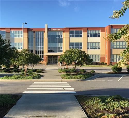 front view of the school