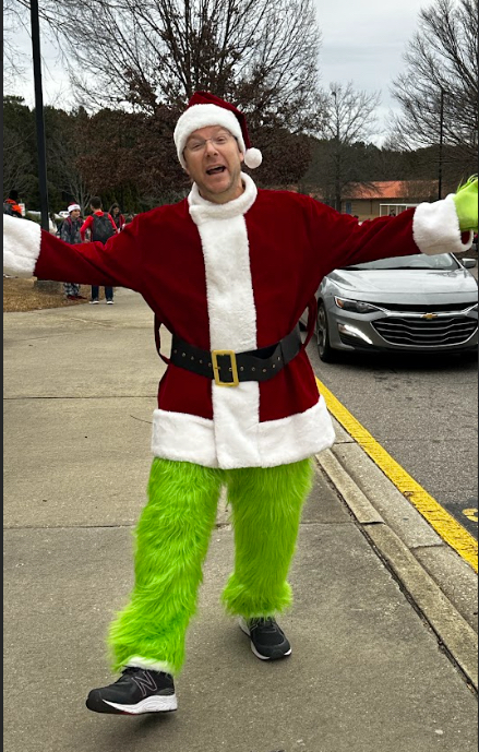  Mr. Erklin with Winter School Spirit