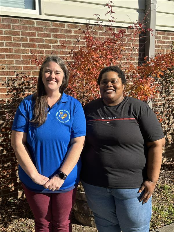 Teacher of the Year - Ms. Hayward Teacher Assistant of the Year - Ms. Sheppard